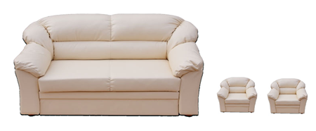 Attēls  Izvelkams ādas komplekts ILONA (3R+1R+1R)