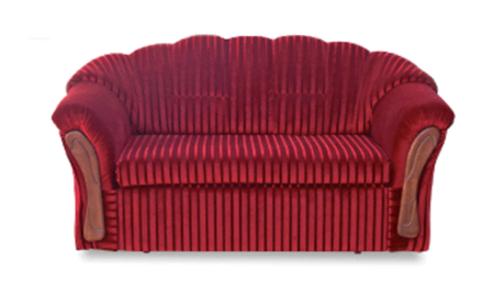 Attēls  Izvelkams ādas dīvāns EWA 2R