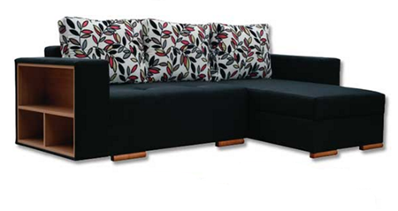 Attēls  Ādas stūra dīvāns LEO