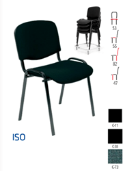 Attēls  Apmeklētāju krēsls ISO