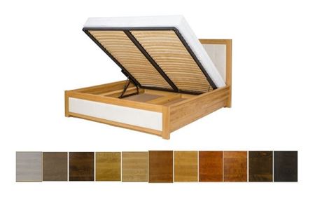 Attēls  Gulta LK114 BOX (140 cm)(Atos/Venus Velvet)