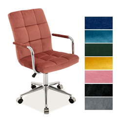 Attēls  Biroja krēsls Q-022 VELVET (7 krāsas)