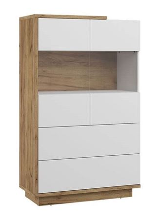 Attēls  Vitrīna HYBRID HYB-28 (5 krāsas)