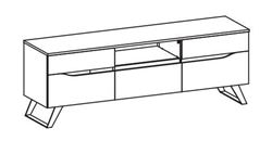 Attēls  TV galdiņš MALAGA MA-RTV/M