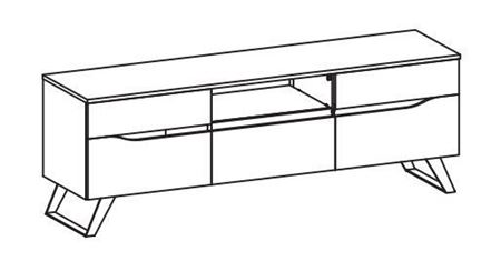 Attēls  TV galdiņš MALAGA MA-RTV/M