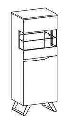 Изображение Витрина MALAGA MA-W3/4 L,P