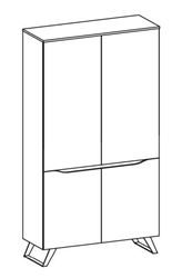 Attēls  Skapis MALAGA MA-2D