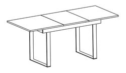 Attēls  Izvelkams galds MALAGA MA-S1