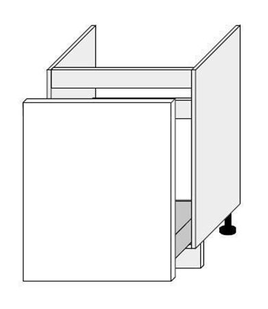 Attēls  Virtuves izlietnes skapītis AMARO D1ZR/60