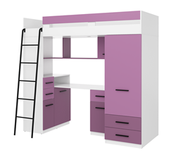 Изображение Кровать SMYK L/P (80 см)(6 расцветок)